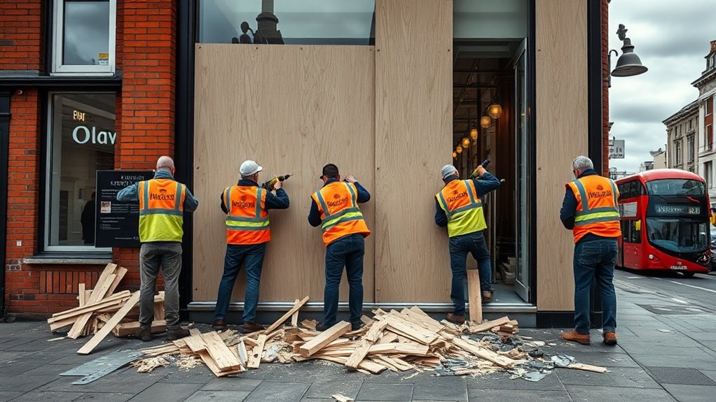 Boarding Up Security High Wycombe